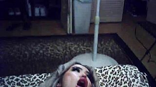 Glasses cam azn blonde meets Maxxx Loadz behind the scenes