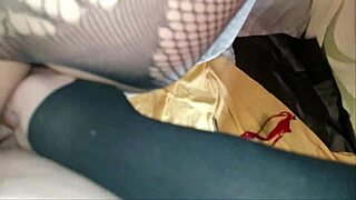 Brunette USING STRAP ON PEGS guy's BIG COCK ANAL natural ass