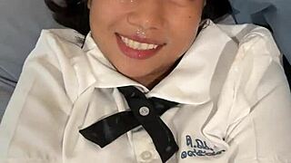 Overwhelming pleasure in asian teen cumshot compilation