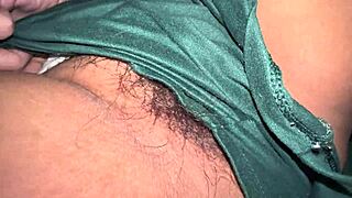 Indian Desi Bhabi Masturbates Her Big Wet Hairy Pussy