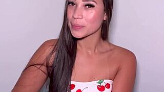 Latina brunette's big ass destroys tight pussy with BBC