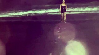 mila falk fucks on rio beach, begs for creampie