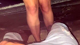 mila falk fucks on rio beach, begs for creampie