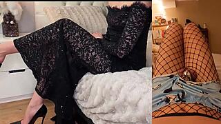 Bold ASMR femdom Lamia girlfriend uses vibrating tail for audio roleplay