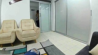 Fucking boss hard creampie