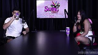 Fabricio Nunes and Bruna prostitute swing with Tifany Rocha in compilation