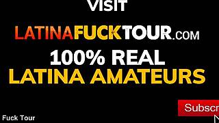 tiny colombian teen gets railed by executive after first day at work