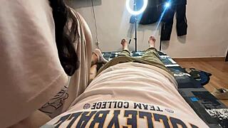 Increible Mamada De Mi Hermanastra Mientras Est�bamos Solos En Casa