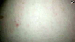 Big dick husband boldly gapes wife Terri's hairy pussy.