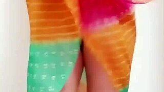 Desi hijra performs naked dance as hot indian shemale randi girl
