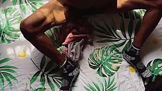 Hey, this black naked slut loves anal with big cock