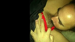 Teasing with black shirt