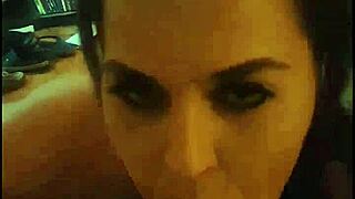 Kandy Kane, the BBW housewife, teases with deepthroat blowjobs on her husband.