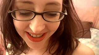 Audrey Alder Shyly Gives Blowjob Despite Hesitation