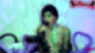 Emo Girl Plays Hot with Balloons