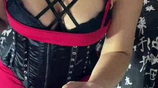 Debora prado, my submissive little devil, smokes while stroking my delicious cock before a greedy blowjob.