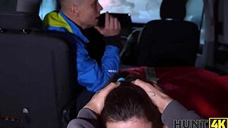 hunt4k meeting athlete hottie led to fucking in backseat before bf