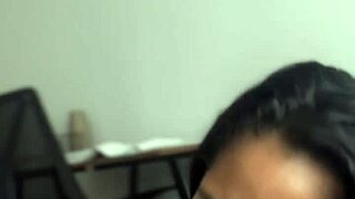 deep sloppy blowjob from amateur couple with big black cock