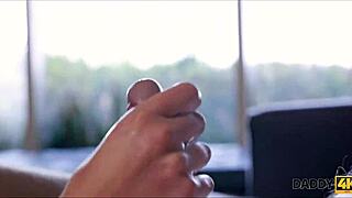 Sweet Ginger Sucks Old Dick For Rent Money!