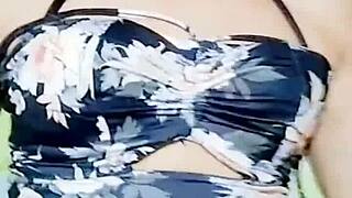 Milf complains about missionary fuck by young visitor.