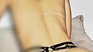 My Bad Amazing Stepsister Experiences Intense BDSM Pleasure. Her Tight Ass and Pussy Get Fucked in Cowgirl Creampie.