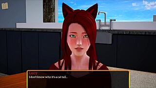 My new family plays a fun game together