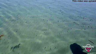 Nippleringlover Hot Pissing Nude Beach Pierced Pussy Wide Open Huge Pierced Nipples!