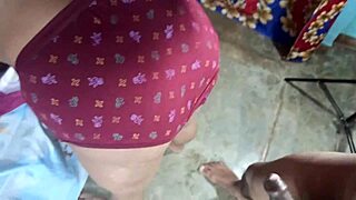 desi indian chubby ex girlfriend bent over with hair pulled