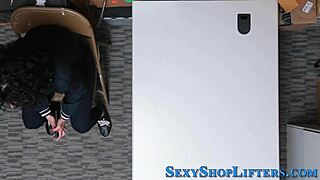 caught thief gives head and fucks in this hardcore reality scene