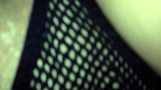 My wife's shaved pussy looks so wet and inviting