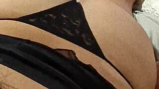 My pregnant wife takes anal creampie in part two