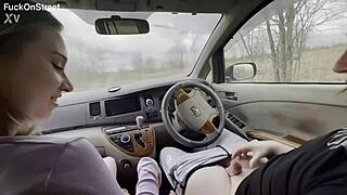 Beauty Teen 18+ Creampie After Anal Car Sex