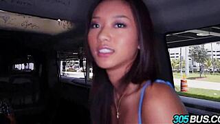 Alina Li craves lots of cock in public spots, but hides her slutty side from friends.