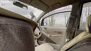 Beauty Teen 18+ Creampie After Anal Car Sex