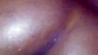 ebony teen with fat ass takes backshots! so intense!
