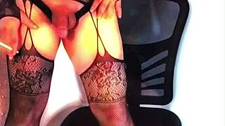 Sissy slut shemale compilation features hot anal and fingering