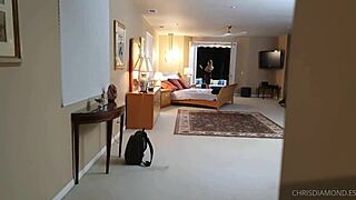 Wow, Marika Milani gets fucked hard in the mansion at night!