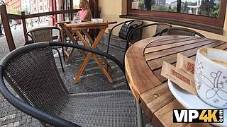 Hey, that vip4k blondie had some wild fun in a public toilet, right? 😉