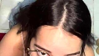 Debora Mendes gives POV blowjob with ass reflection and facial 😈