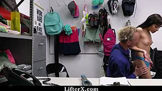 aria valencia her way out by giving the officer a nice blowjob and riding his cock - lifterx