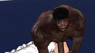 Huge hunk Clinton McDonald asks neighborhood wife, ready to take this huge black dick?