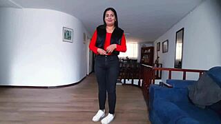 Big ass woman strips naked on camera for rough fucking and ass pounding