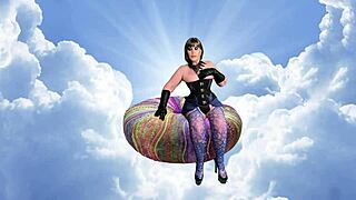 Granny Sky takes a licking and dicking to cum