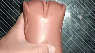 Lipsy intense anal and toy blowjob from ass to mouth