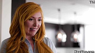 Lauren Phillips chaperones teen neighbor Maya Woulfe and her girlfriend Lily Larimar for their first lesbian sex.