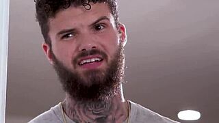 Guy watches girlfriend with friend