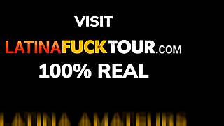 cheating latina fucks before man comes home