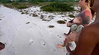 Five Friends Strolling Naked On Salvador's White Sand Beach 😎