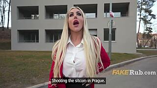 Foreign realtor with big booty demands more cash for sex