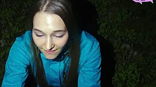 adorable girl got lost in forest 😲, i showed her the way, but in return 😈 on wifetube.xxx